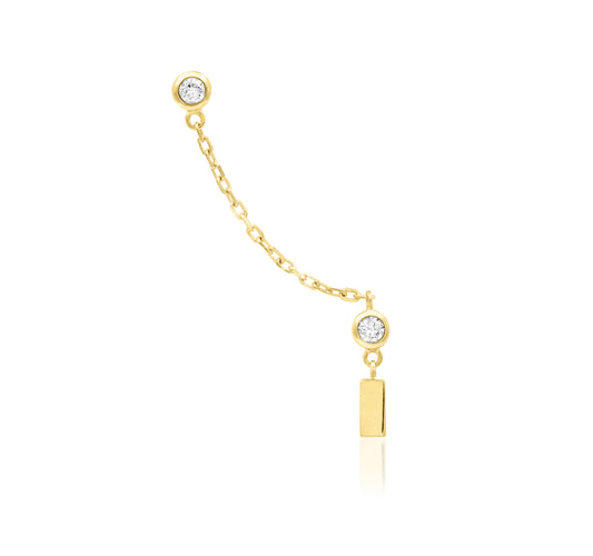 Junipurr Jewellery Jolene 14kt Gold Threadless End