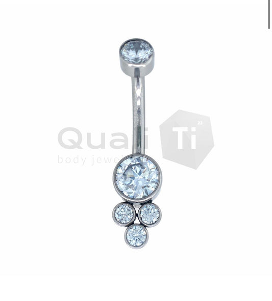 The 'Delphine' Chandelier Navel QualiTi Titanium