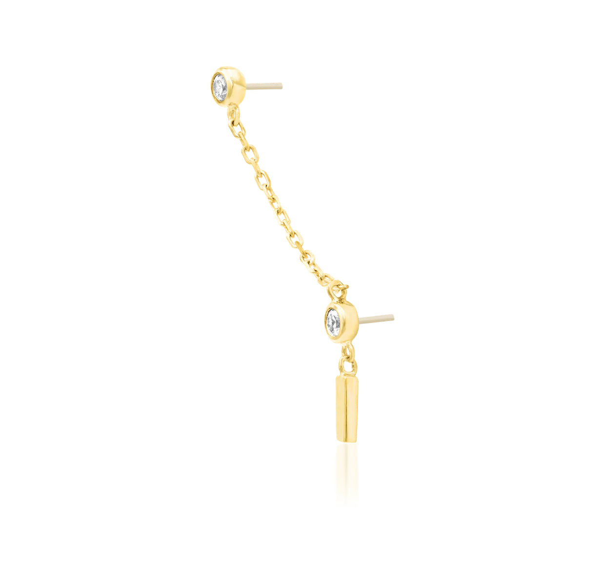 Junipurr Jewellery 14kt Gold Quinn Chain – The Rookery Body Piercing