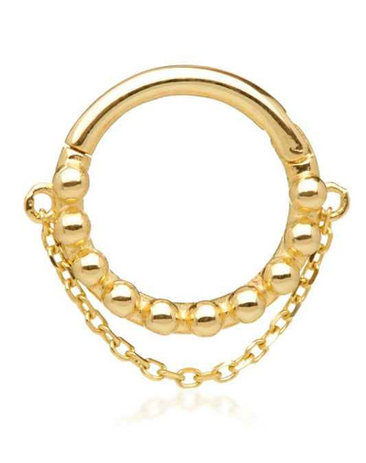 Tish Lyon Bead Chain Ring