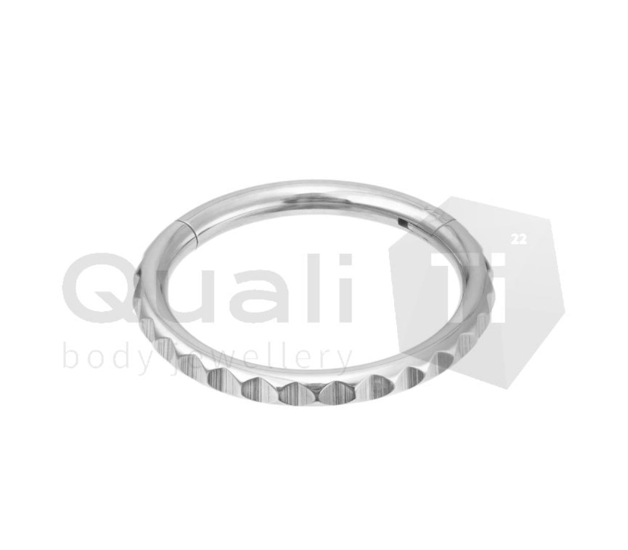 The 'Elliniko' Hinged Titanium Ring