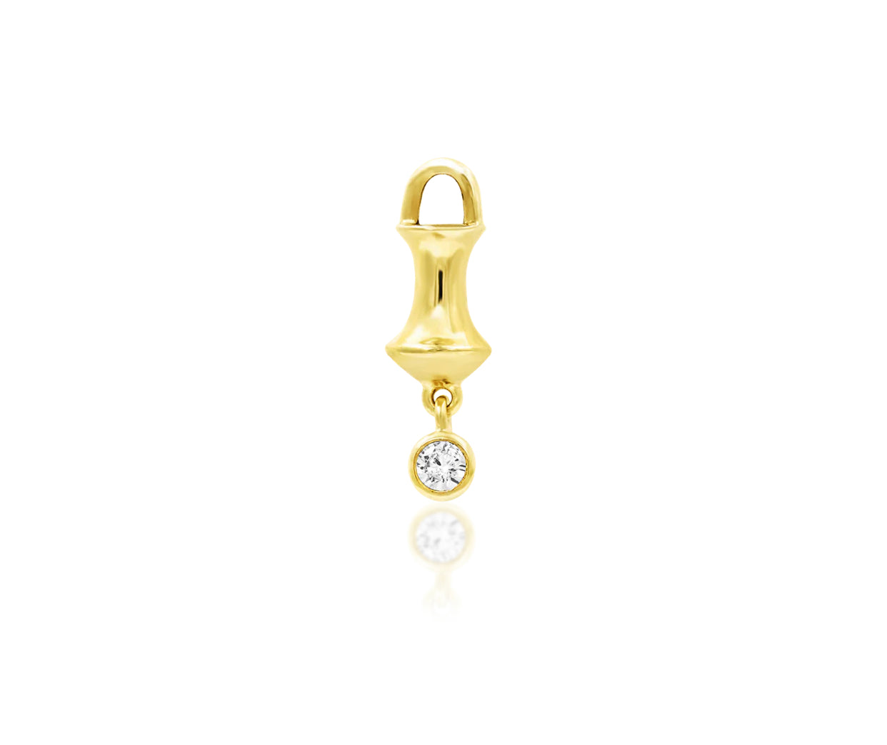 Junipurr Jewellery Bamboo 14kt Gold Charm