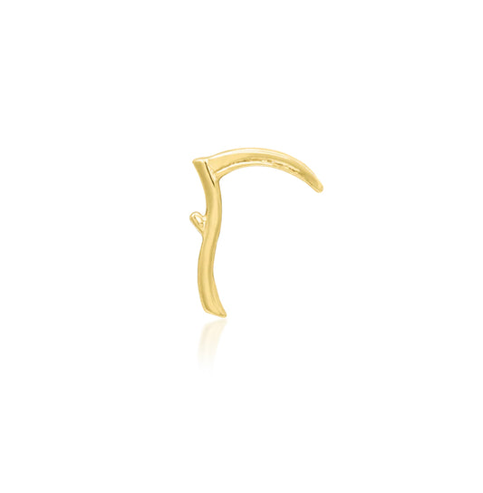 Junipurr Jewellery Scythe 14kt Gold Threadless End