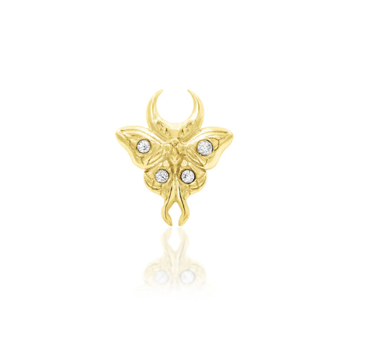 Junipurr Jewellery Luna 14kt Gold Threadless End