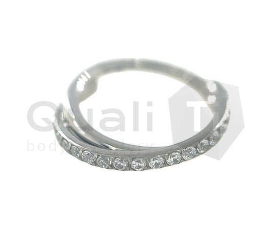 The 'Samantha' Hinged Titanium Ring