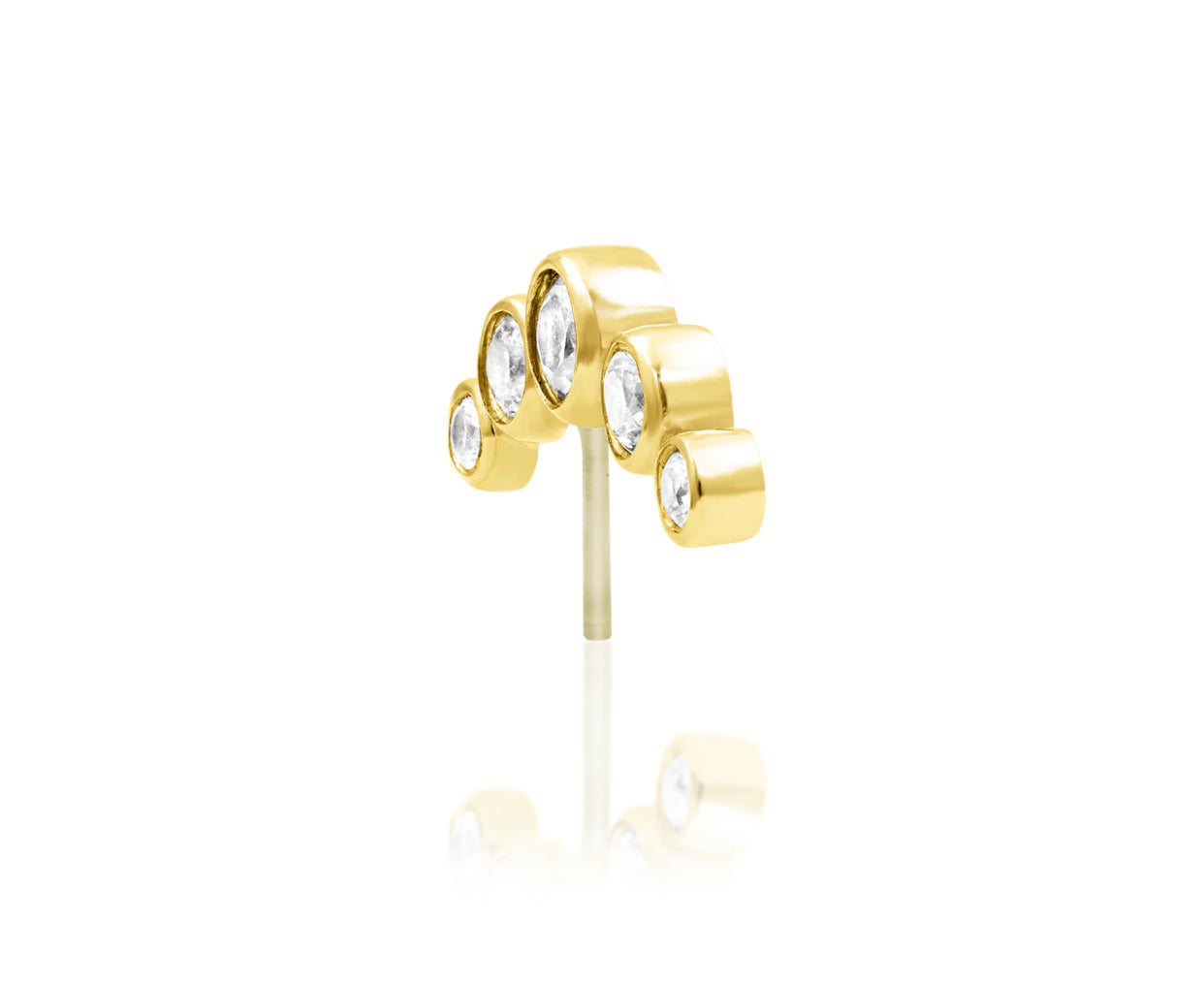 Junipurr Jewellery Grace 14kt Gold Threadless