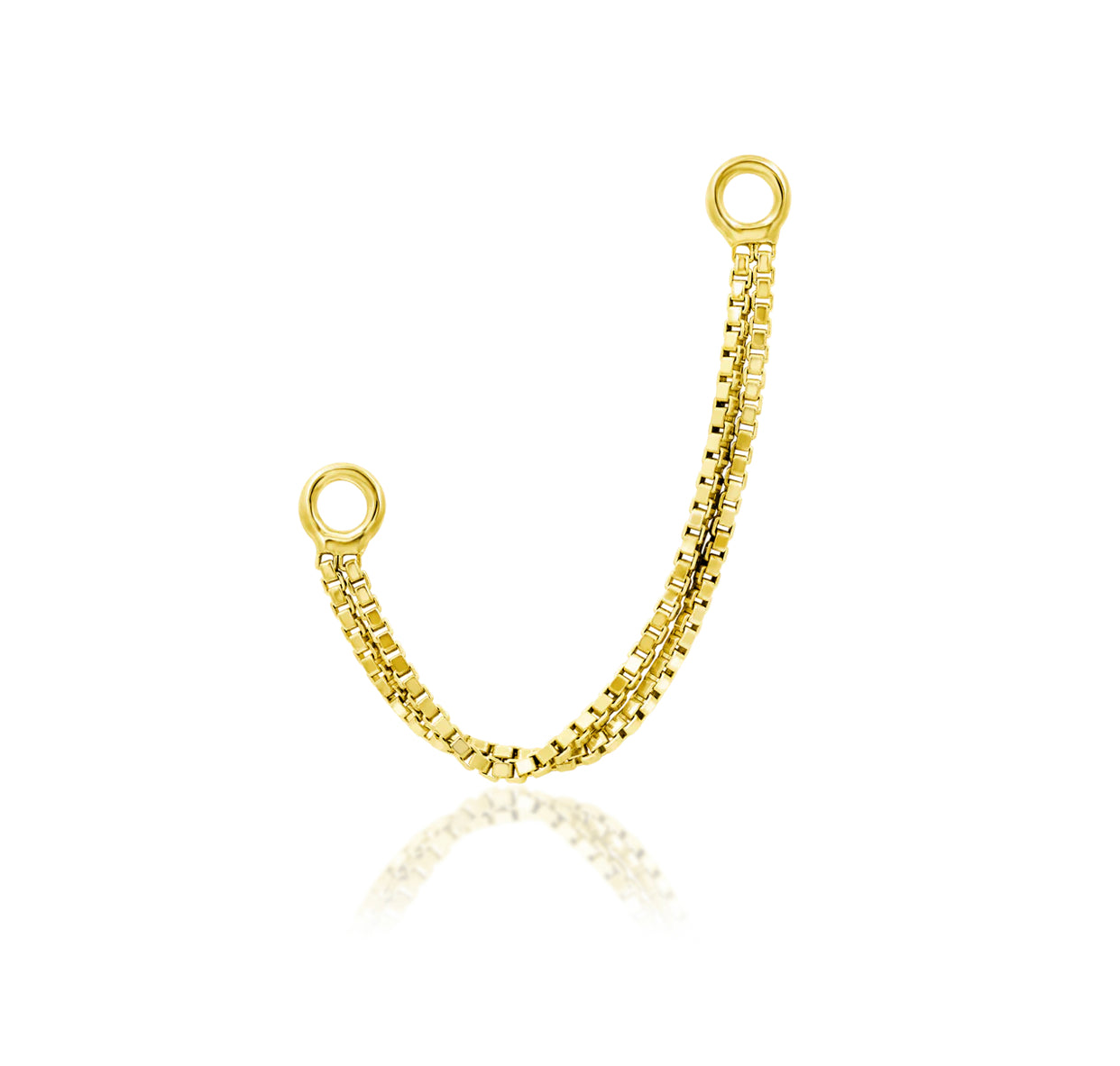 Junipurr Jewellery 14kt Gold Double Box Chain