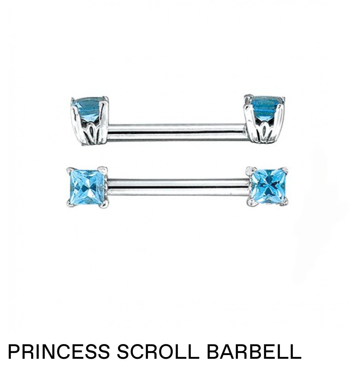 BVLA Custom Order Princess Scroll Barbell