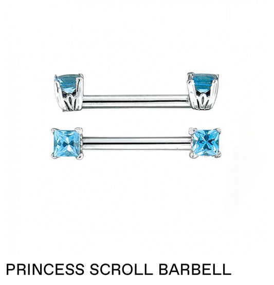 BVLA Custom Order Princess Scroll Barbell