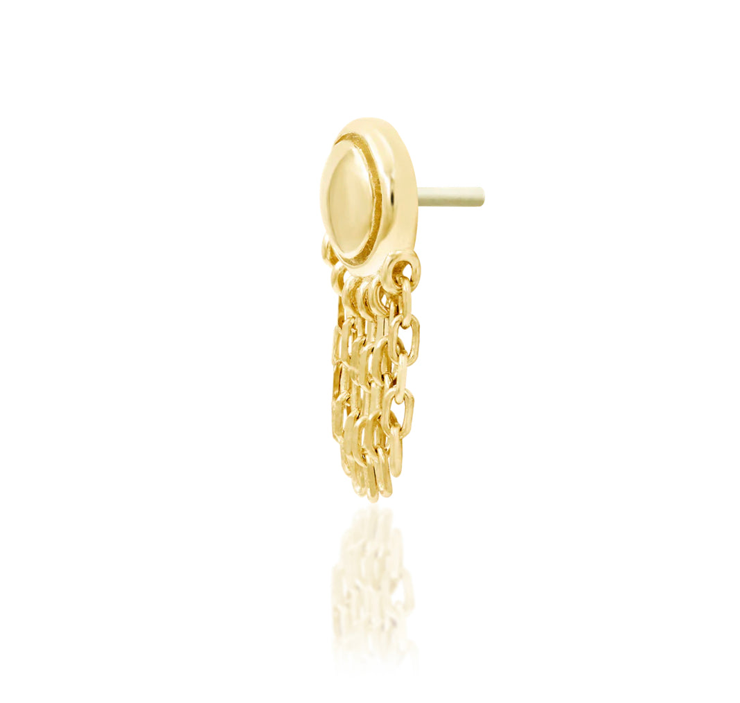 Junipurr Jewellery Charlie 14kt Gold Threadless send