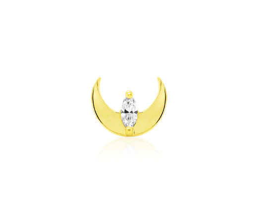 Junipurr Jewellery Guardian Mercury 14kt Gold Threadless End