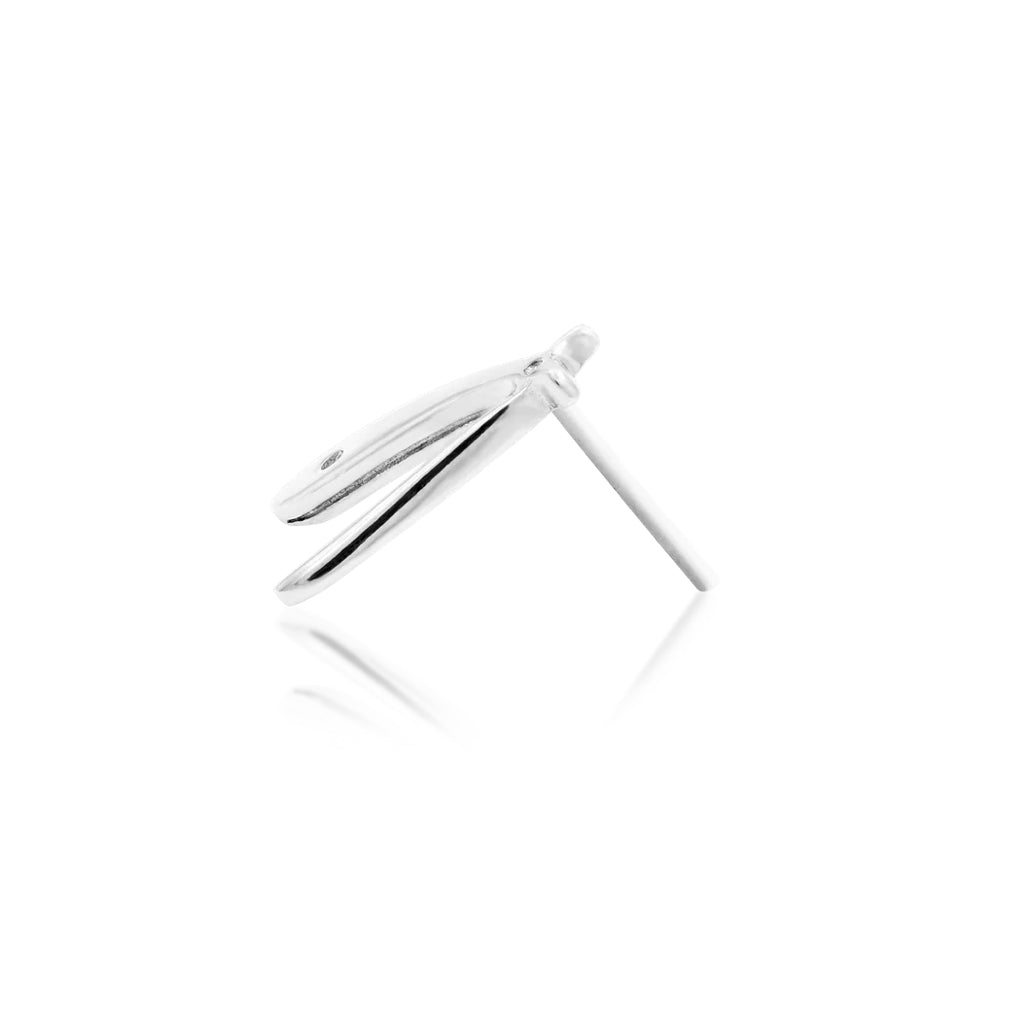 Junipurr Jewellery Straight Razor 14kt Gold Threadless End