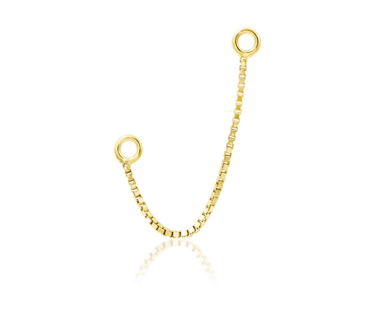 Junipurr Jewellery 14kt Gold Box Chain