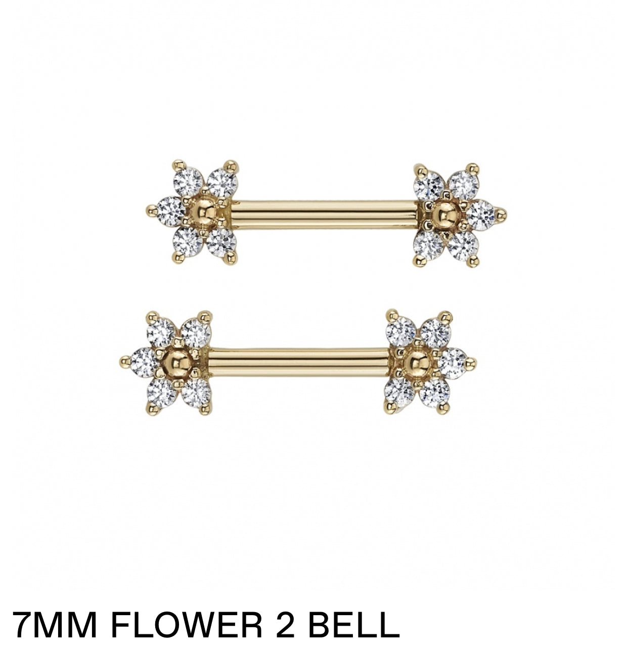 BVLA Custom Order 7mm Flower 2 Bell