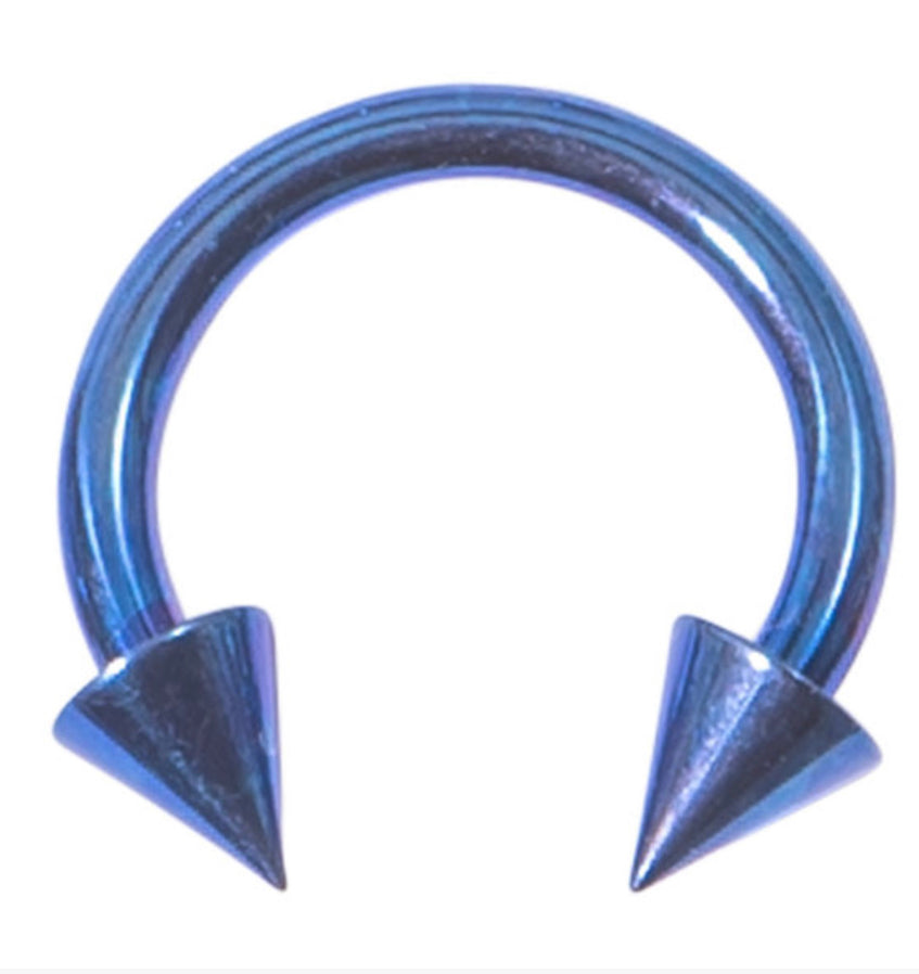 Titanium Coned Circular Barbells (CBB) (Horseshoes