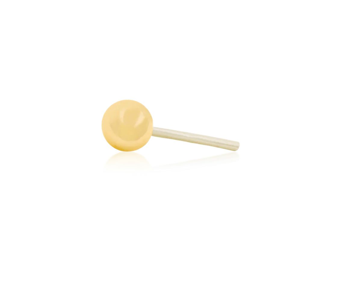 Junipurr Jewellery Threadless 14kt Gold Ball