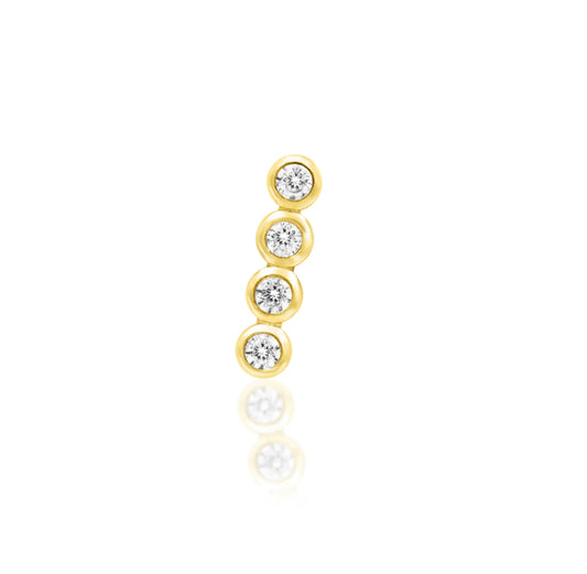 Junipurr Jewellery Gretchen 14kt Gold Threadless End