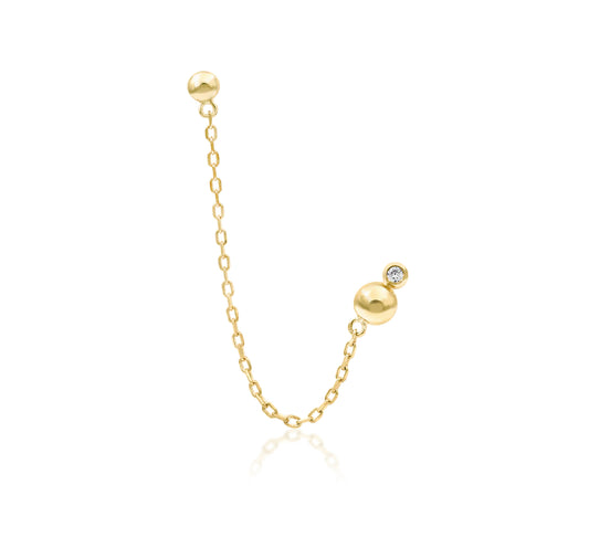 Junipurr Jewellery Elora 14kt Gold Threadless send