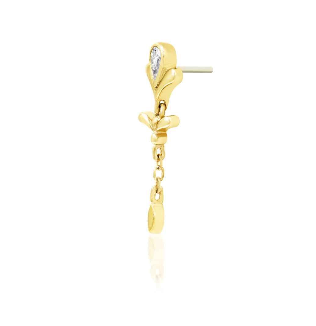 Junipurr Jewellery Penelope 14kt Gold Threadless End