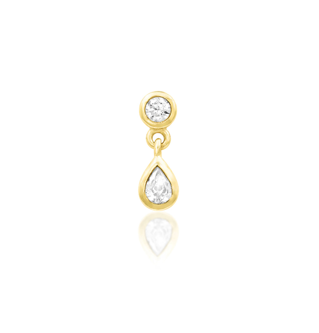 Junipurr Jewellery Ingrid 14kt Gold Threadless End