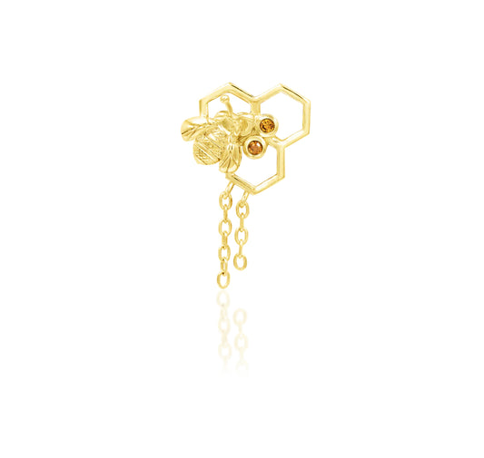 Junipurr Jewellery 14kt Gold Hivemind chain