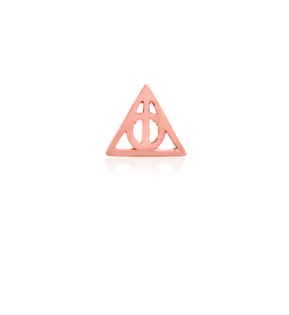 Junipurr Jewellery Deathly Hallows 14kt Threadless End