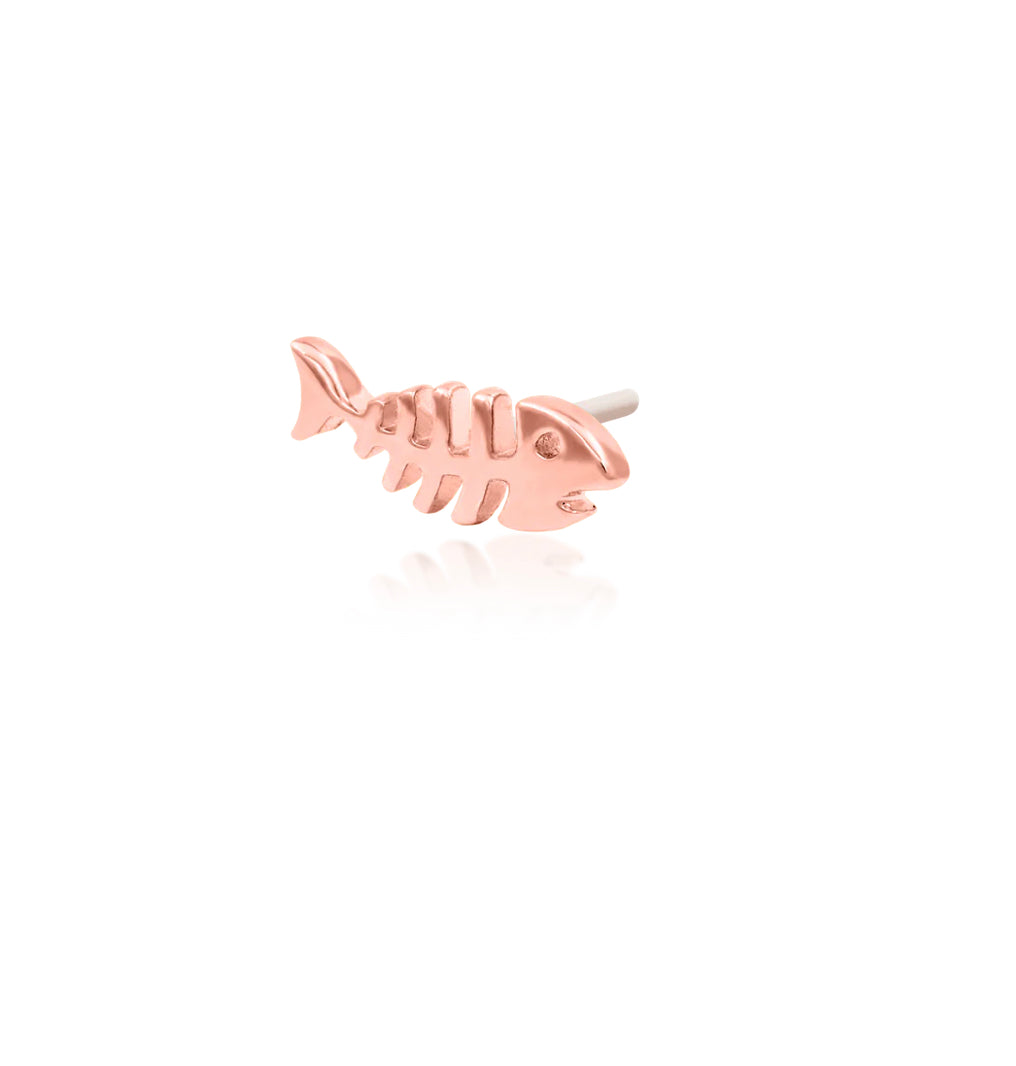 Junipurr Jewellery Gold Fishbone 14kt Threadless End