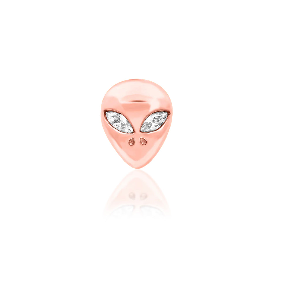 Junipurr Jewellery Alien 14kt Gold Threadless send