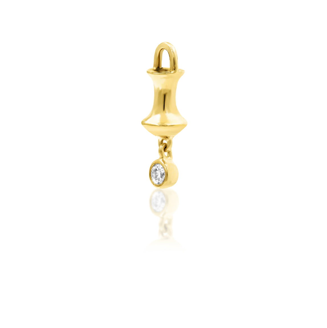 Junipurr Jewellery Bamboo 14kt Gold Charm