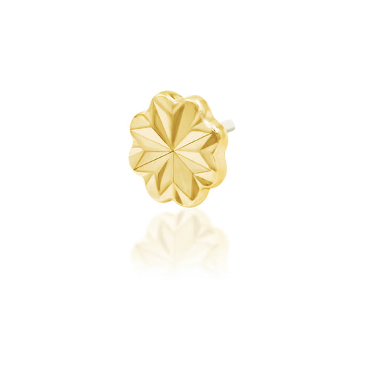 Junipurr Jewellery Laser Blossom 14kt Hold Threadless End