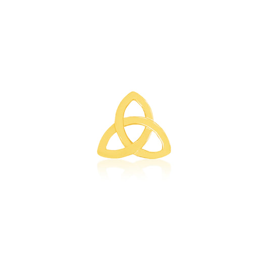 Junipurr Jewellery Celtic Knot 14kt Gold Threadless End