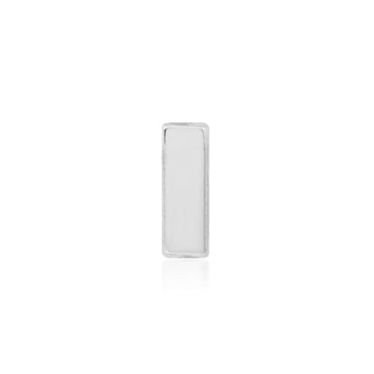 Junipurr Gold Bar in solid 14k white gold with a clean gemstone-free finish