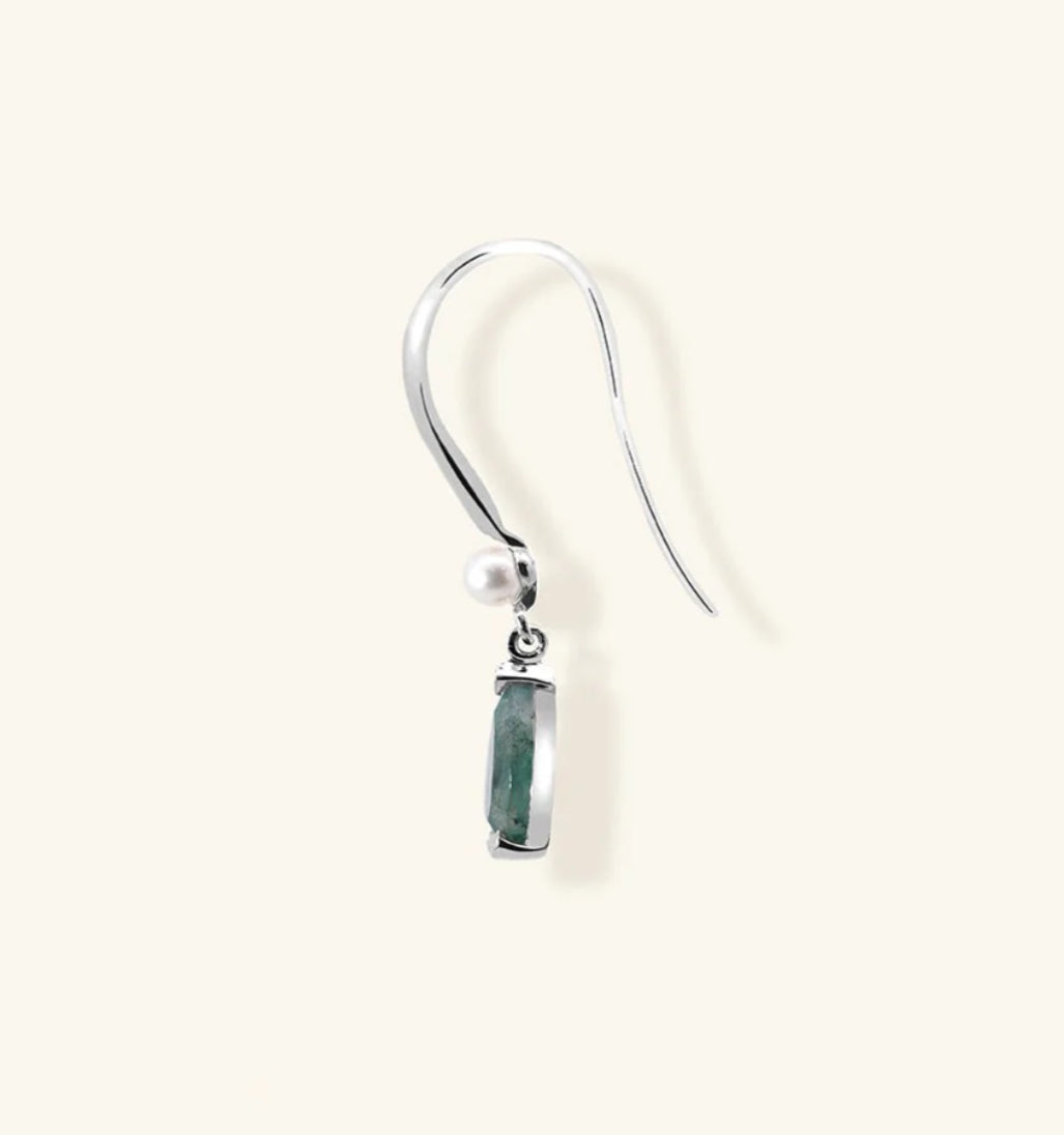 Junipurr Veqq solid 14k gold nature-inspired hanging charm set, product image.