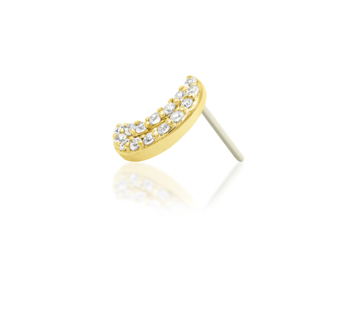 Junipurr Jewellery Lunar 14kt Gold Threadless End