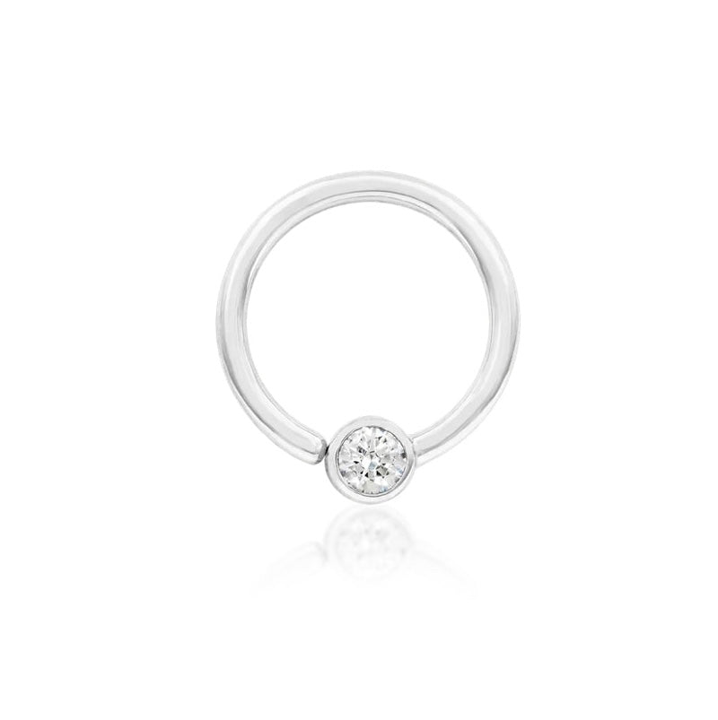 Junipurr Jewellery 14kt gold ring fixed cz