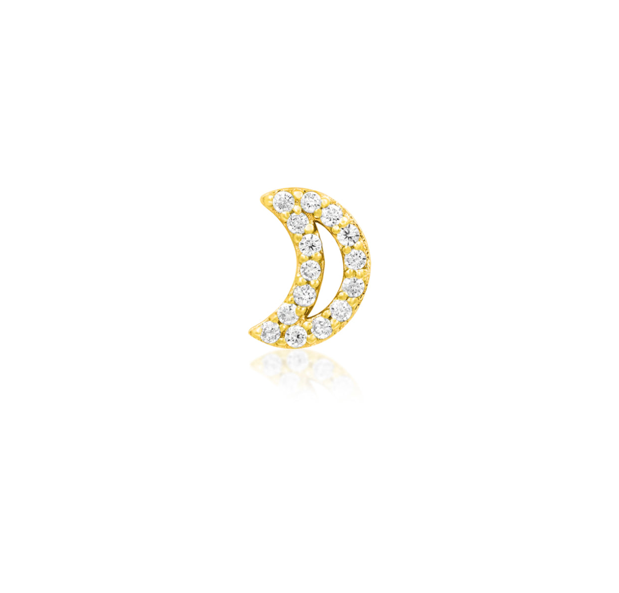 Junipurr Jewellery Lunar 14kt Gold Threadless End